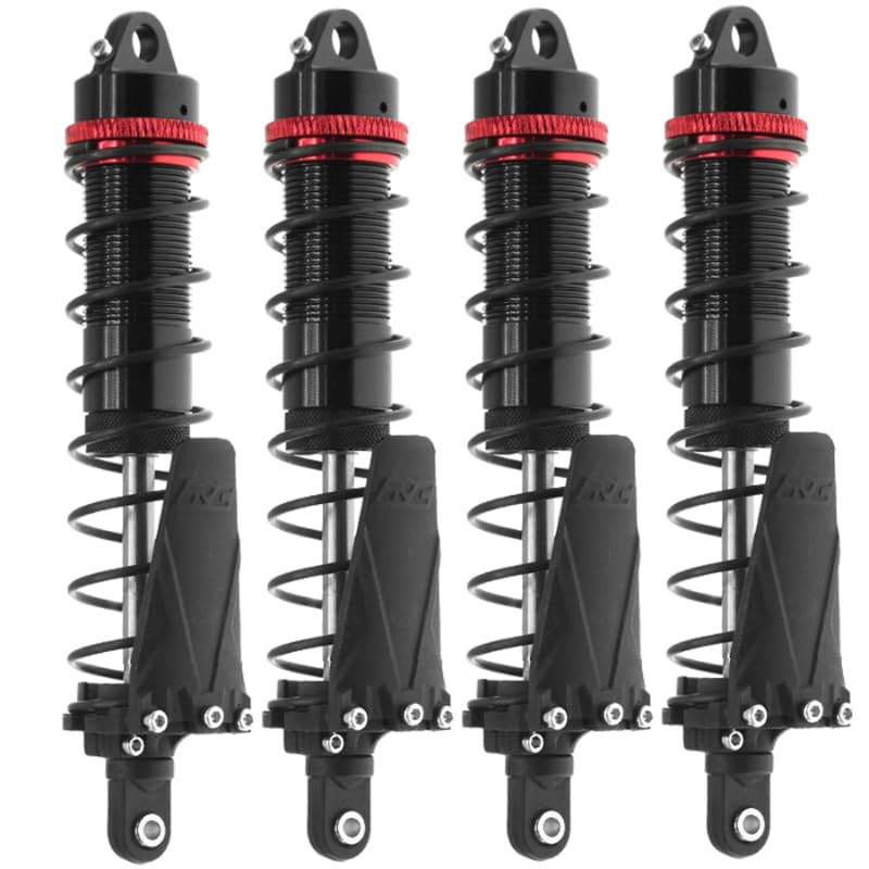 RC Shock Absorber Set,Anti-crash shock absorber for TRAXXAS 1/10 Slash Remo Arrma Axial Hobby HuanQi 727 Short Truck RC T100/4 PCS (Black (120mm))