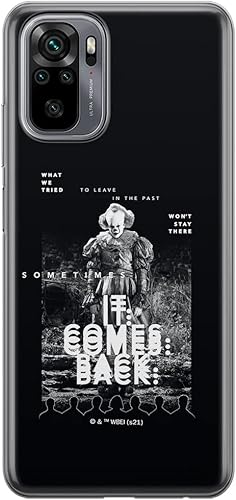 ERT GROUP Mobile Phone Case for Xiaomi REDMI Note 10 10S Original and Officially Licensed Horror Pattern It 017 Perfectly Fitted to The Shape of