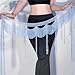 Women's Tassel Fringe Hip Scarf Waist Chain for Adult Belly Dancing Practice and Performance Accessories
