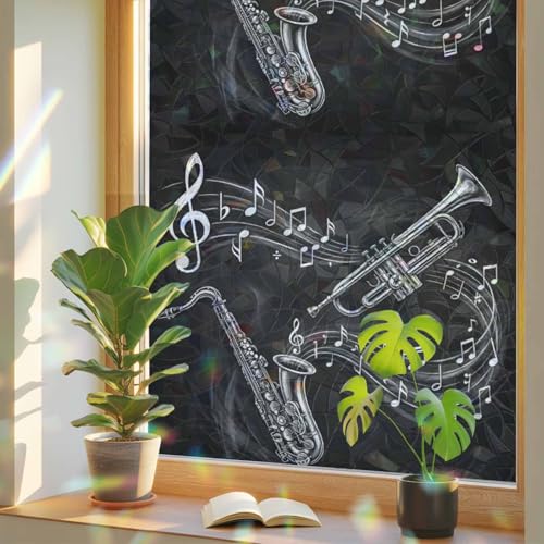 Película decorativa adhesiva para ventana 17.7x39.3 in miniatura 1