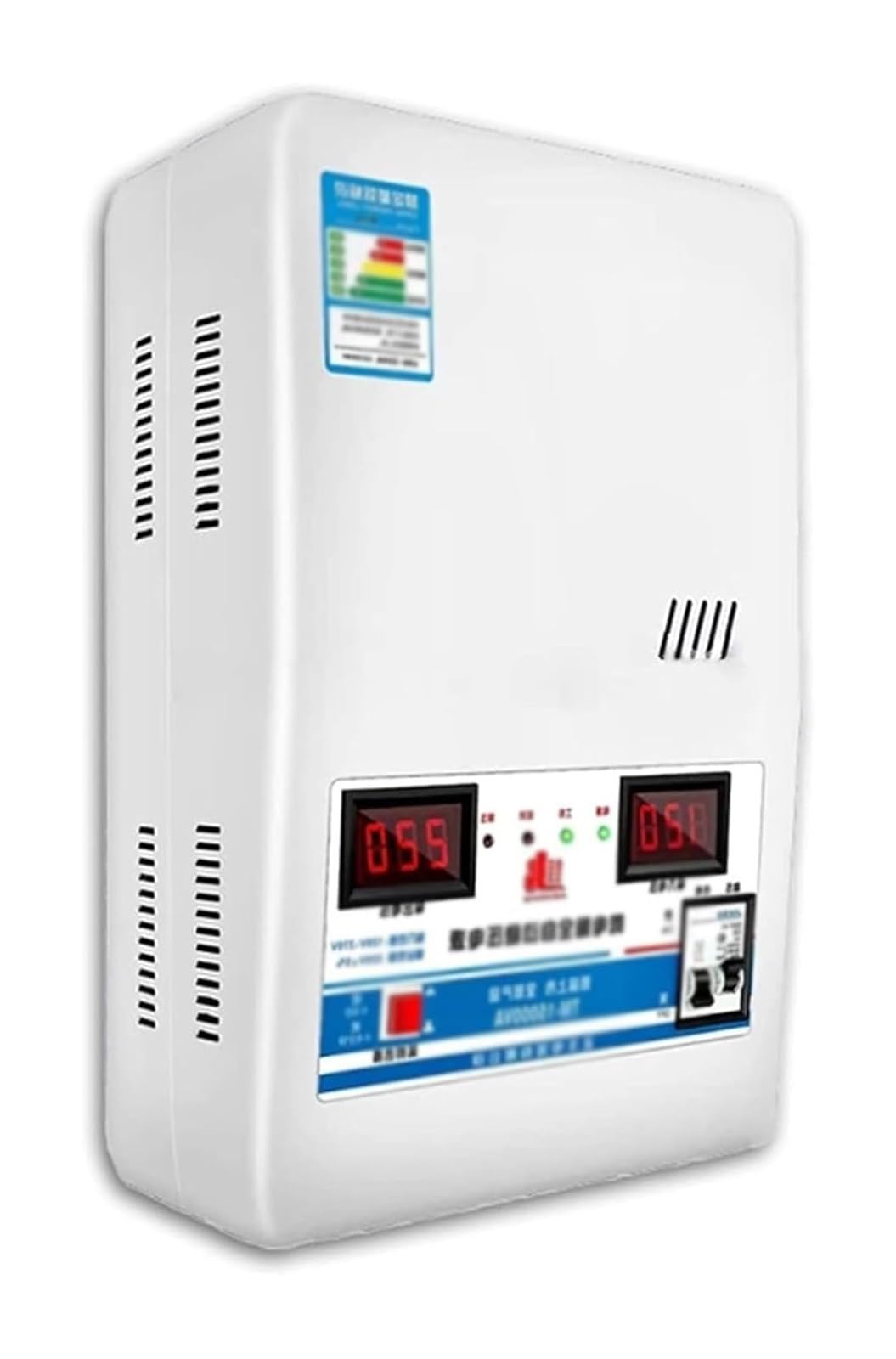 Stabilisateur de puissance pour la maison de 220 V, montage mural pour usage domestique de 15 000 W, protection contre les surtensions, petit stabilisateur de tension CA