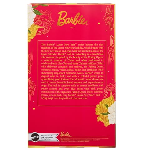 Barbie Signature Lunar New Year con accesorios tradicionales miniatura 6