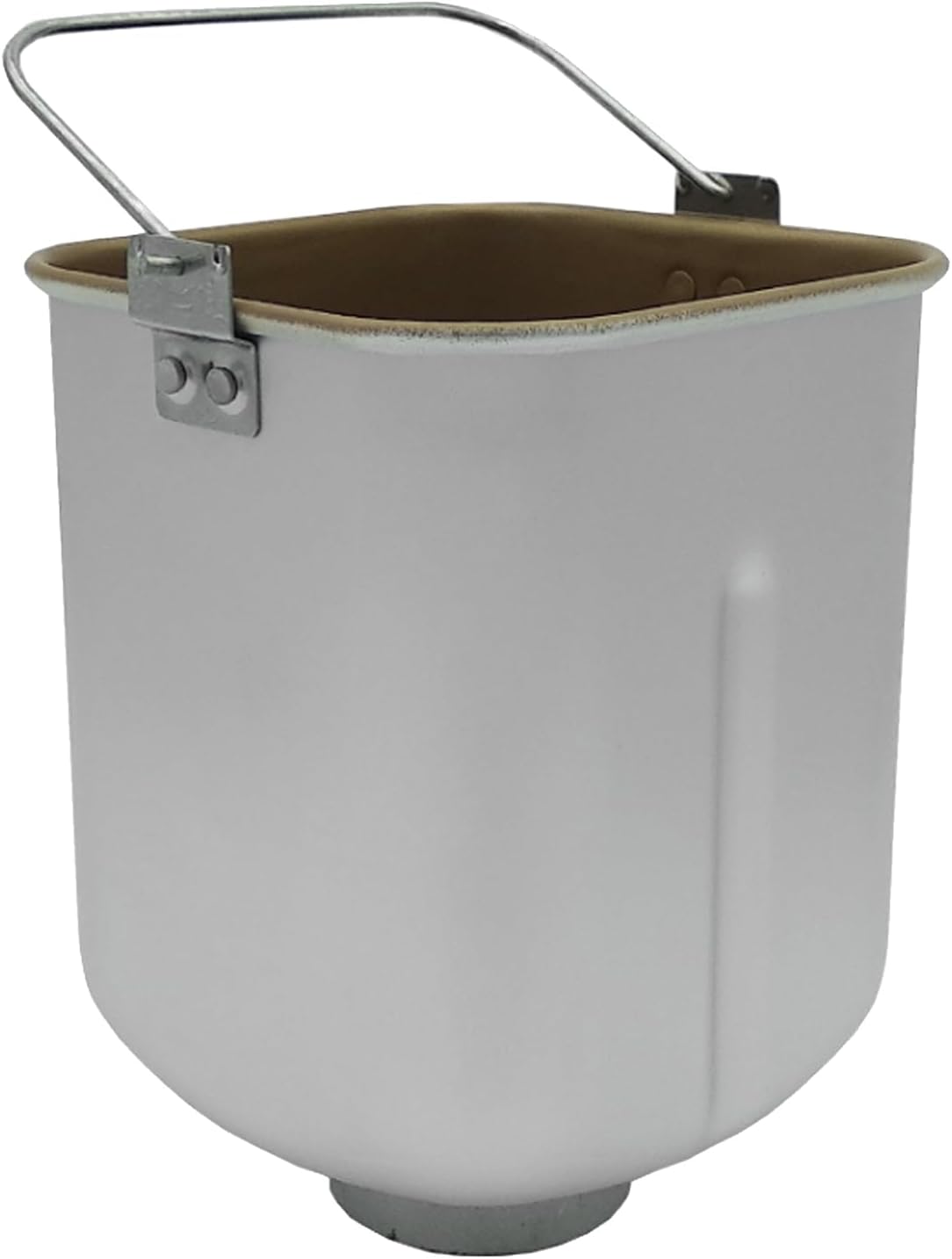 Pssopp Bread Machine Bucket Replacement, Anti Stick Coated Aluminum Alloy MixingBucket for Bread Maker Replacement