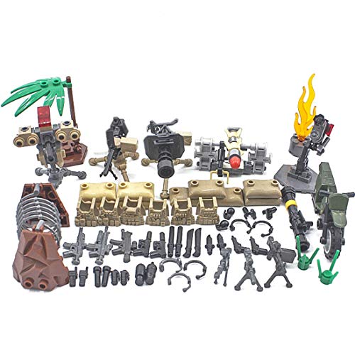 Preisvergleich Produktbild PARIO Custom Waffen Set für Soldaten Mini Figuren SWAT Team Polizei, kompatibel mit Lego