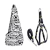 CRIVERS 3pc Pet Package Before The Bosom, Oxford Cloth,Dog Cat Carrier Sling Hands Free,and Cowboy Chest Strap Traction Rope(L)