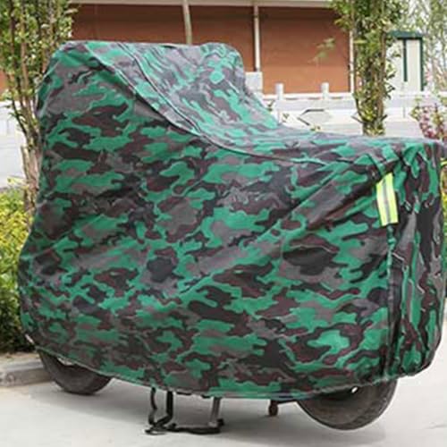 Housse de protection pour moto et vélo XL bâche imperméable camouflage militaire extérieur