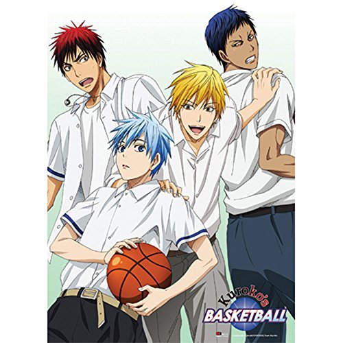 Mur Scroll Kuroko's Basket Vert Pastel en polyester multicolore Great Eastern - 2