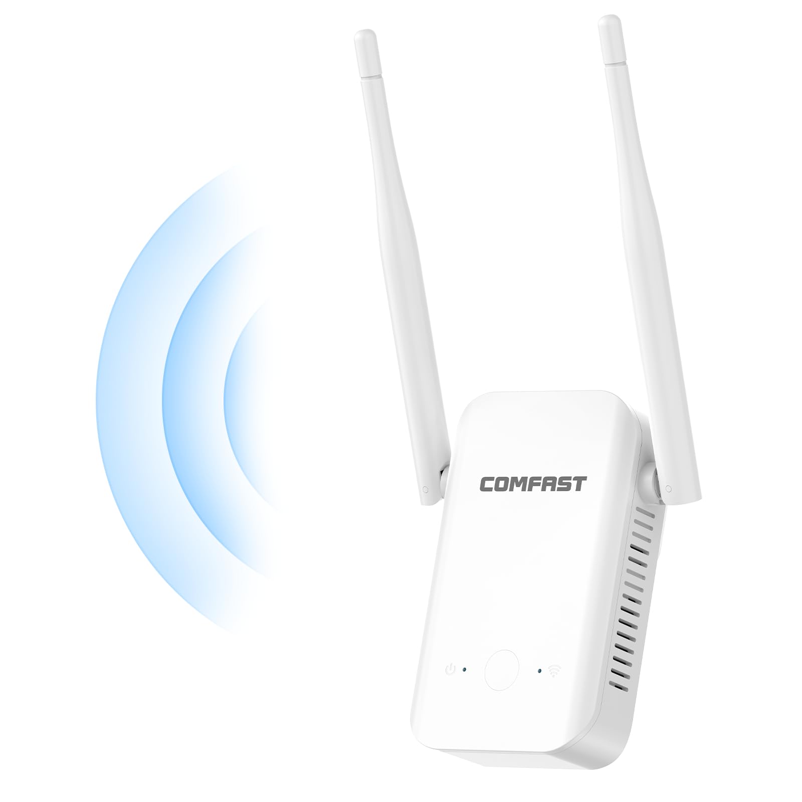 COMFAST - Repetidor WiFi potente, N300 Mbps Amplificador WiFi 2.4GHz | Repetidor WiFi Potente inalámbrico con antenas, WPS, Extender WiFi Compatible con todas las cajas de Internet