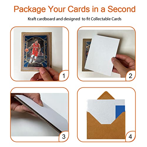 200 pacotes de folhas de papelão ondulado de 8,9 x 11,4 cm, inserções de papelão ondulado premium pa