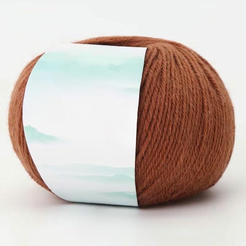 5/10/15/20 Piezas 50 g de Hilo de Lana para Crochet, Hilo de Tejer de Colores, para Tejer a Mano Bufandas, suéteres, Sombreros, chales y Manualidades