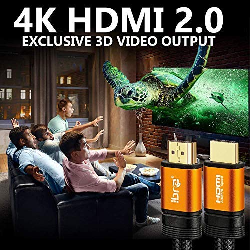 Cable HDMI 4K 5M compatible con Xbox, PlayStation PS4, PC y vídeo UHD 2160p 2
