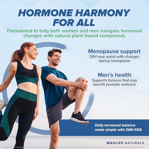 DIM+SGS with Detox Support – 120 Capsules Made In USA- Estrogen Support with DIM Bioperine, DIM Supplement for Women and Men, Estrogen Supplement For Women Menopause & Prostate Hormone Balance For Men - Image 4