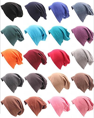 Zando Beanies Women Orange Beanie Women Men Slouchy Beanie Hats For Women Men Cotton Beanie For Men Unisex Hip Hop Hat Sleep Caps For Women Running Hat Men Skull Cap Orange Hat For Halloween And Daliy #TOP3