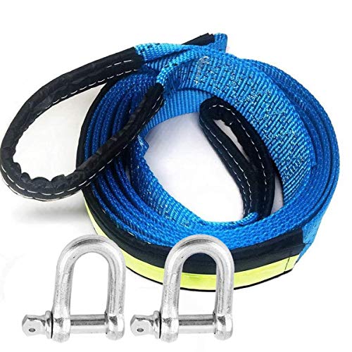 Corde de remorquage robuste pour voiture avec crochets de sécurité - 6