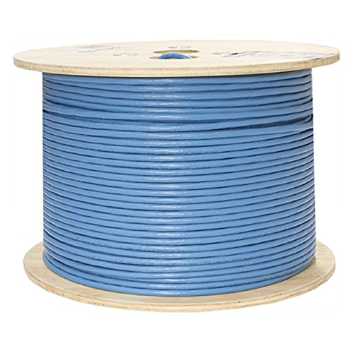 Cable Vertical Cat6A 10G UTP 1000ft Azul miniatura 1