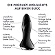 Satisfyer, Bluetooth Analvibrator, ’Rotator Plug 1 Connect App’, 13,5cm, mit App, 2 in 1: Vibration und rotierende Perlen, 2 Motoren, Farbe:schwarz