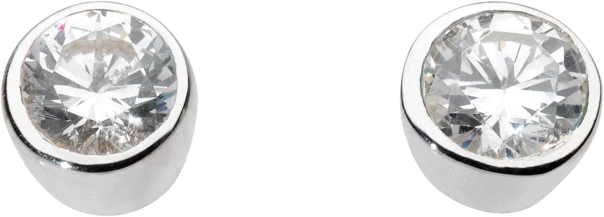 Dew Small Round Stone Studs