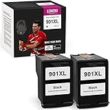 LemeroUexpect Remanufactured Ink Cartridge Replacement for HP 901XL 901 XL Combo Pack CC654AN...