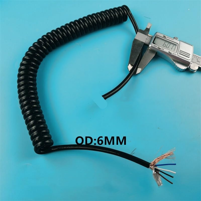 Cable telescópico 20-26AWG de 4 núcleos con blindaje espiral resistente 3