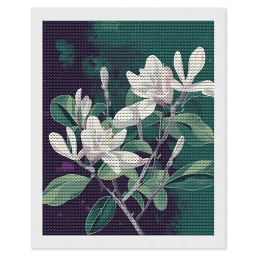 Kit de peinture diamant 5D fleurs 40x50 cm broderie diamants adultes