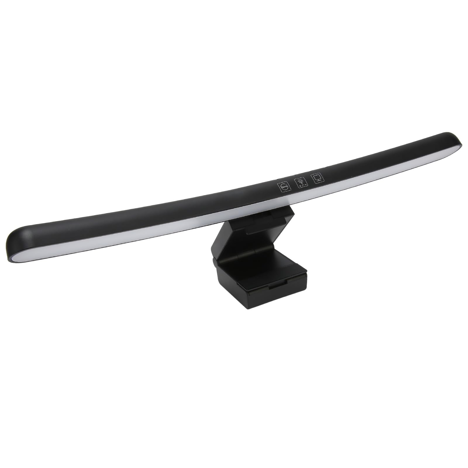 Barre Lumineuse de Moniteur Incurvée, Lampe D'écran à Intensité Variable à 3 Températures de Couleur, Lampe de Lecture LED pour Soins Oculaires à Commande Tactile