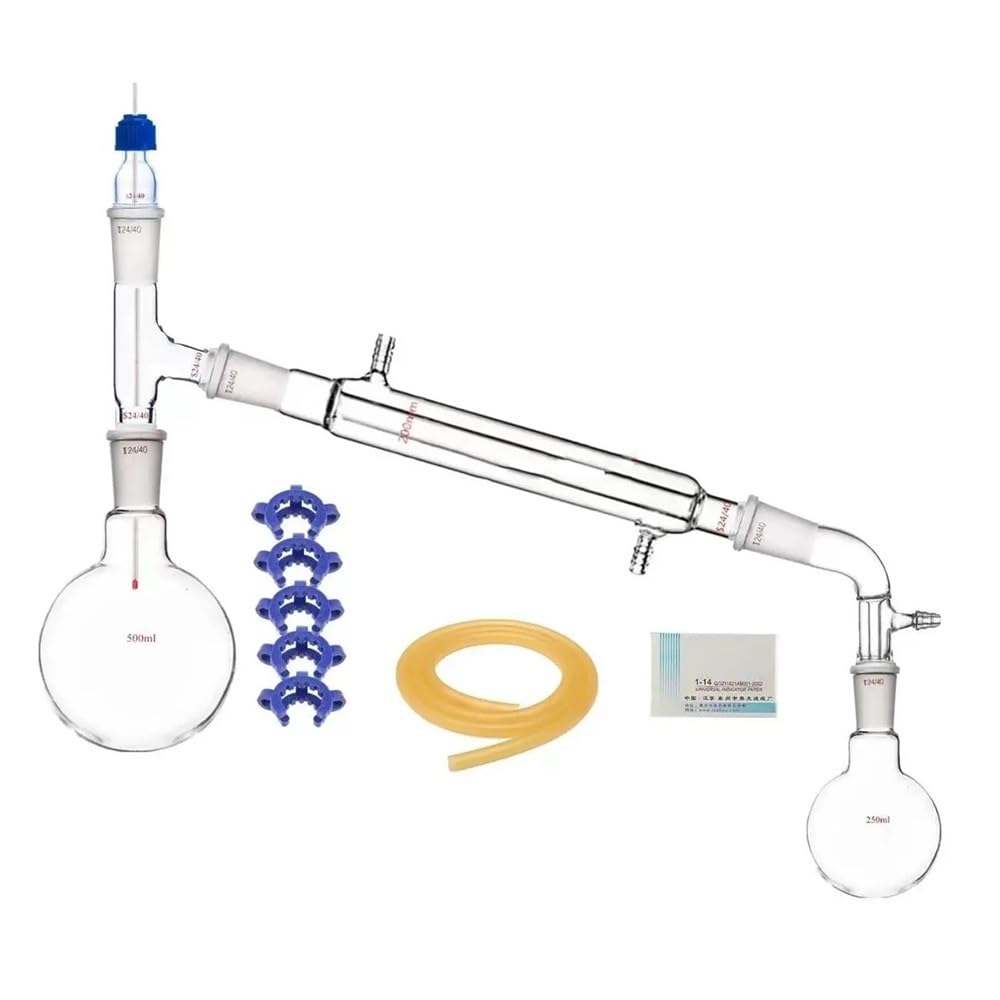 Laborausstattung und -bedarf 14-teiliges Set 250/500 ml 24/40 Glas Still Laborgeräte Glaswaren Kit