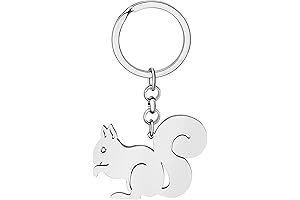 Cute Squirrel Keychain Adorable Squirrel Charm