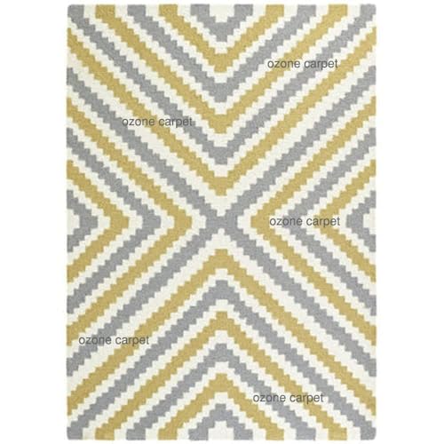 Image of Hand Tufted Wool Carpets Anti Shedding Rug Modern Carpets for Living Room Size 12x18 Feet
