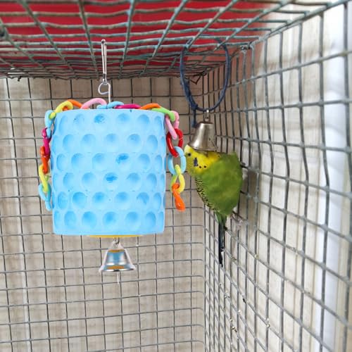Pierre à ronge pour perroquet suspendue dans la cage pour amuser vos perruches - 6