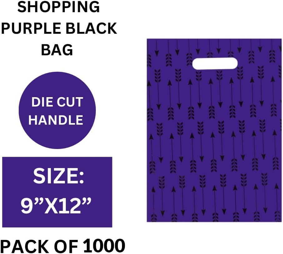 Infinite Pack Reusable Printed Plastic Merchandise Retail Shopping Bags for Boutiques, Stores and Malls - Image 3