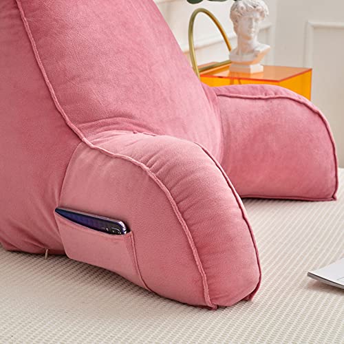 Coussin de lecture grand format dossier de lit violet avec cale nuque