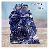 Cristal Sodalite Naturel Naturel Cristal Crystal Dalle RAIKI DÉIKI Gems (Color : 2)