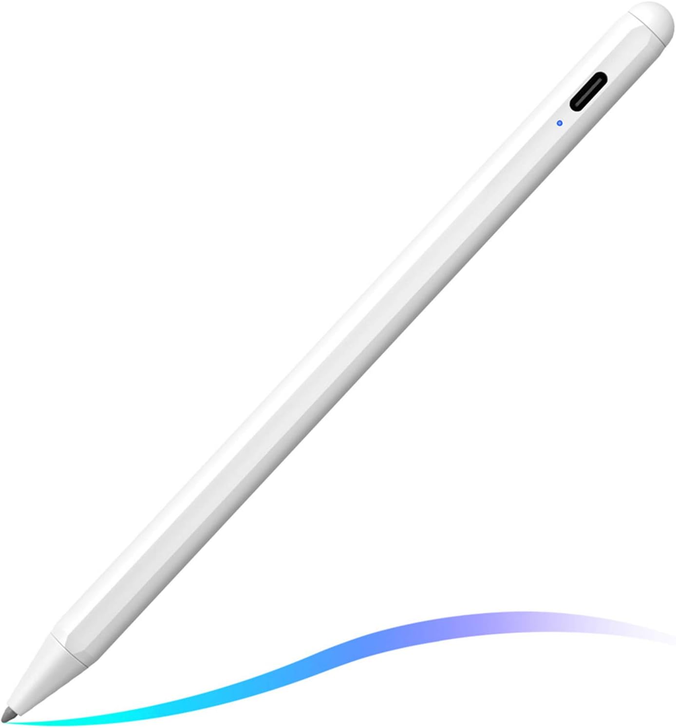 FOJOJO Stylus Pen for iPad (2024-2018) with Fast Charge & Palm Rejection, Active Pencil for Apple iPad Pro 11/13 M4,iPad Air 11/13 M2,iPad Pro 11/12.9",iPad 10/9/8/7/6th,iPad Air 5/4/3rd,iPad Mini 6/5