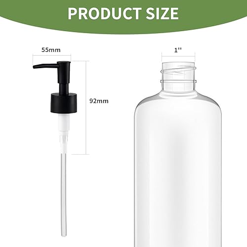 Miniatura 3 de Paquete de 2 bombas de repuesto para dispensador de jabón de loción para tu jabón líquido, loción o dispensador de repuesto de jabón para platos,