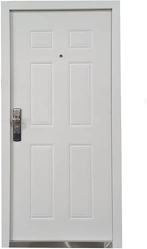 Habee - Puerta de seguridad para apartamentos (acero, 13 pernos,