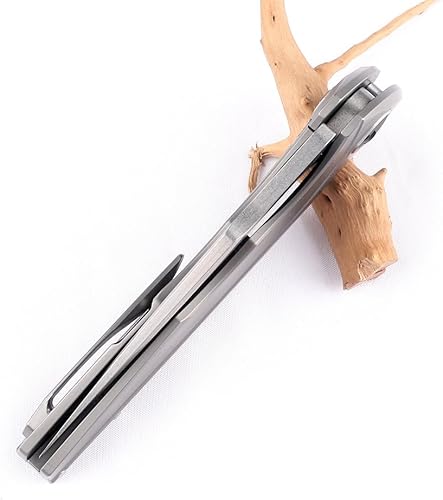 Miniatura 5 de folding knife, D2 steel blade and titanium alloy handle pocket knife, used for outdoor camping and hiking tools