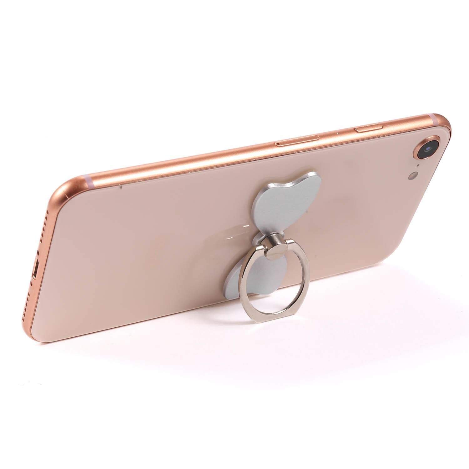 4 Supporti A Margherita Per Telefono - Anello Girevole 360&deg; Con Adesivo Forte Per Smartphone