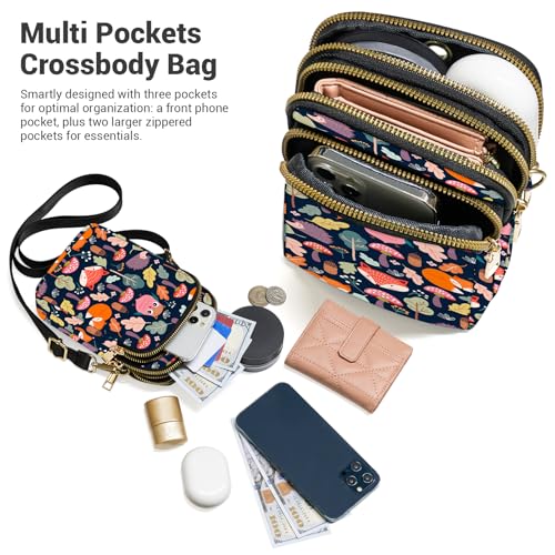Image of YINHEXI Small Crossbody Bags for Women, Mini Cell Phone Wallet Purse, Shoulder Bag for Women and Men