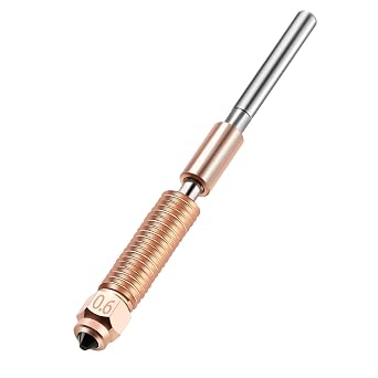 K1C/Ender 3 V3 Nozzle Ender 3 V3 Plus Nozzle Kit with Cleaning Needles for Creality Unicorn Quick-Swap 3D Printer Nozzles Kit 1pcs 0.6mm