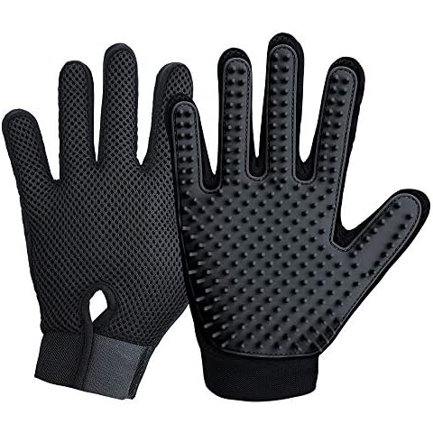 EYOBE New pet grooming brush, enhanced pet grooming glove belt, dog and cat hair removal gloves, left and right gentle hair removal glove brush Cover