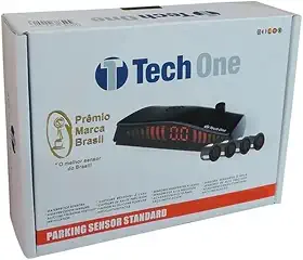 SENSOR DE ESTACIONAMENTO BRANCO TECH ONE