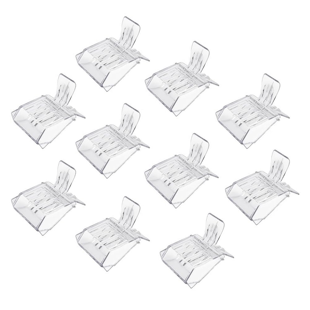 Fowecry Beekeeping Clips Clear Queen Bee Clip Queen Bee Cage Bees