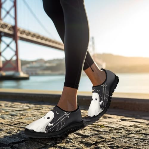 Image of Women's Loafers Slip On Slip Shoe Casual Walking Shoes Non Slip Work Shoes Mesh Athletic Sneakers