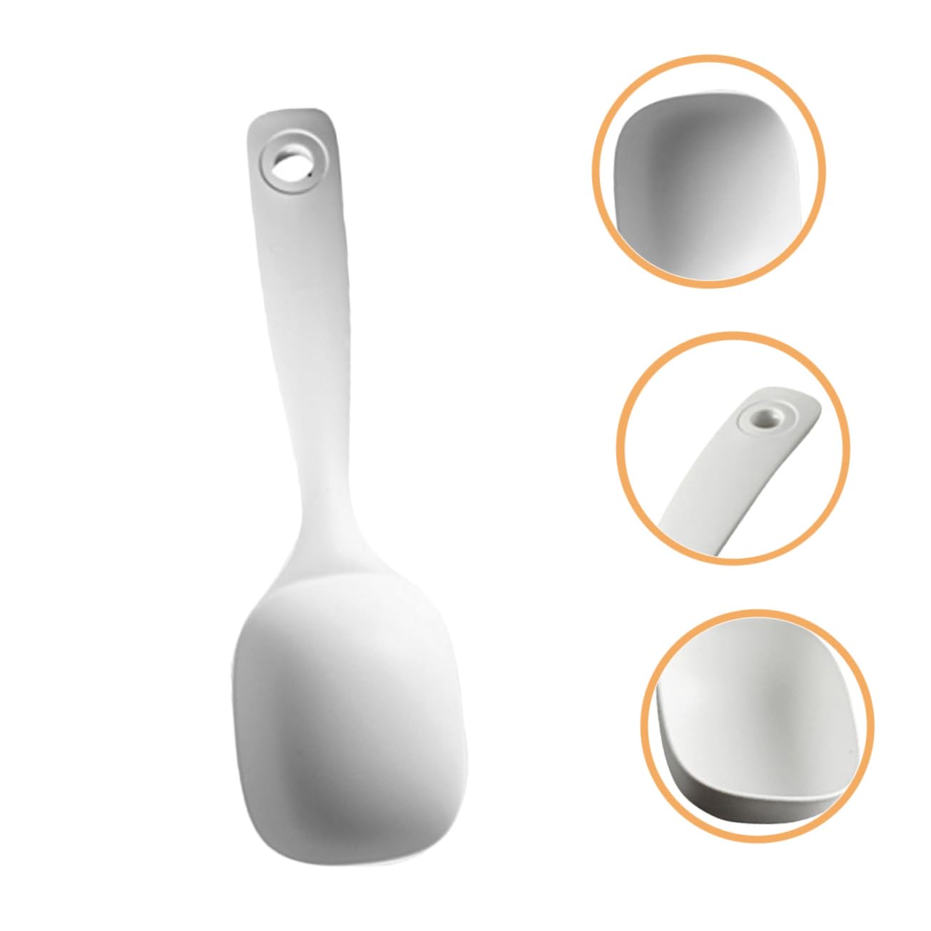 PRETYZOOM 20piezas Cucharas De Porridge De Antiadherente Para y Cocina Resistente y Para y Restaurantes