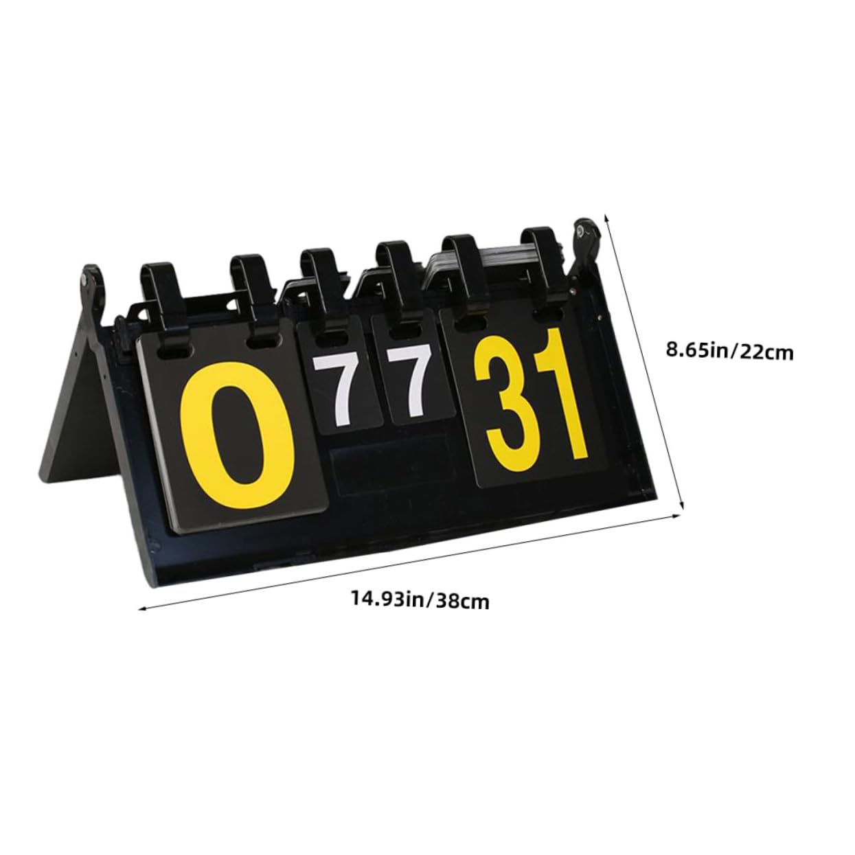 CORHAD Manufactured PVC 0-99 Scoreboard Flip Scorekeeper for Basketball Sports Scoreboard Portable