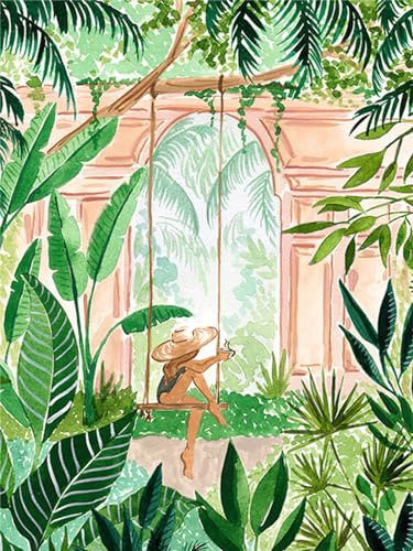 Diy Diamant Painting Kit Complet feuilles pour combler le vide d'un grand mur de 80x90cm