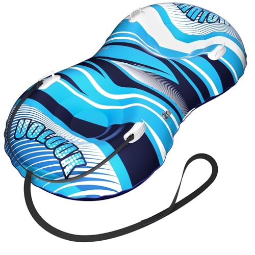 UOLUUK Snow Tube mit Abschleppseil, 2 Personen, strapazierfähig,...