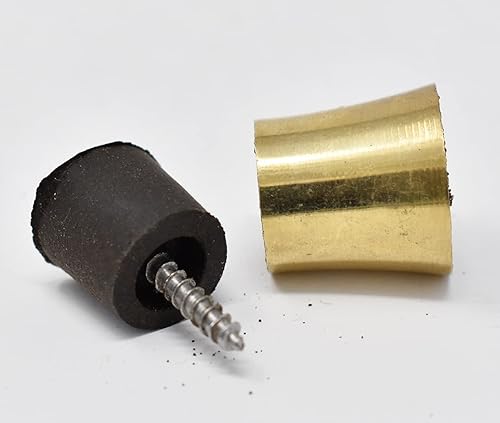 Miniatura 7 de Mango de caña solo con cuello de punta de latón de goma, cabeza de águila de latón fundido con varilla de repuesto de conector exterior, mango