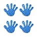 Moonla's Suction Cups, Double-Sided Professional Strength Plastic Sucker Pads, Sucking Smooth-Surface of Bathroom,Kitchen,Bedroom,Office,Phone(Set of 4) (Blue)