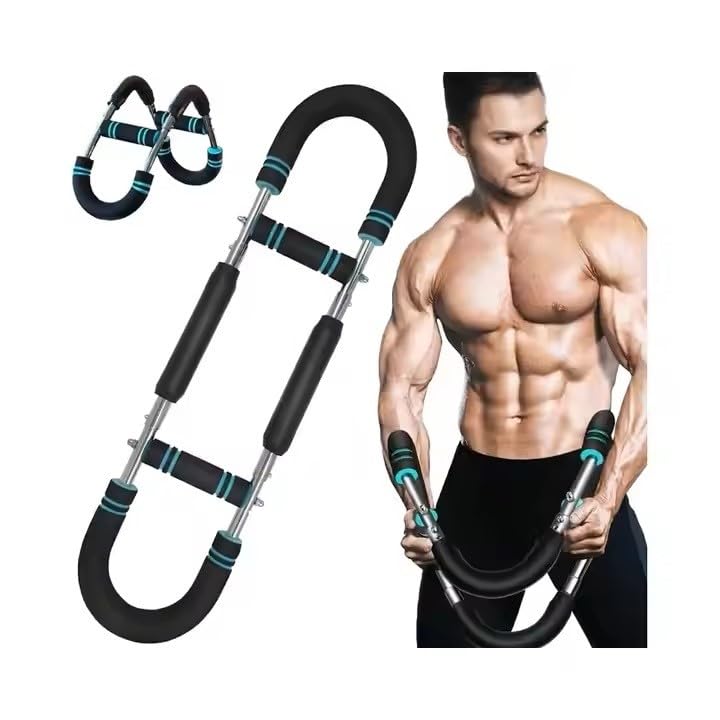 DAMR Arm Trainer, Arm Chest Exerciser with 2 Spring. Suitable for Men and Women of All Fitness Levels. Detachable Twister Fitness Equipment. Upper